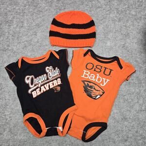 OSU 2 Baby One Piece With Beanie
